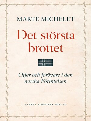 cover image of Det största brottet